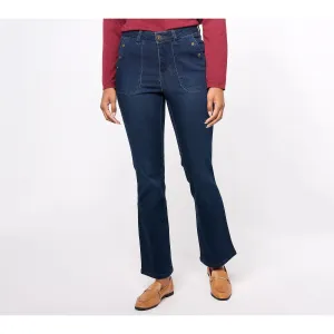 14R DARK INDIGO A617222 Belle by Kim Gravel Regular TripleLuxe Denim Jean