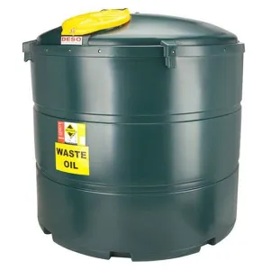 2,355 Litre Plastic Bunded Waste Oil Tank (Vertical)