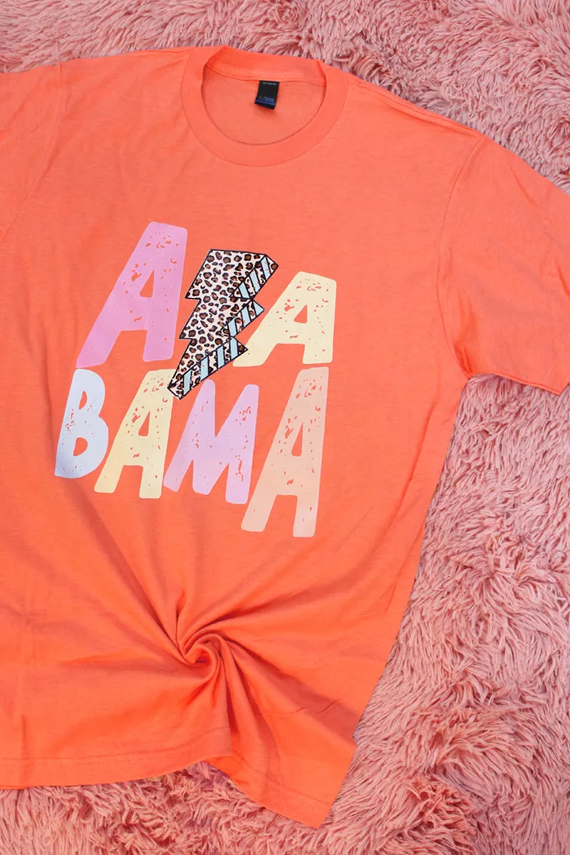 Alabama Bolt Pastel Unisex Blend Tee