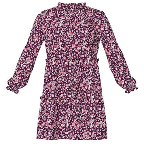 Annabelle - Maroon Red Floral