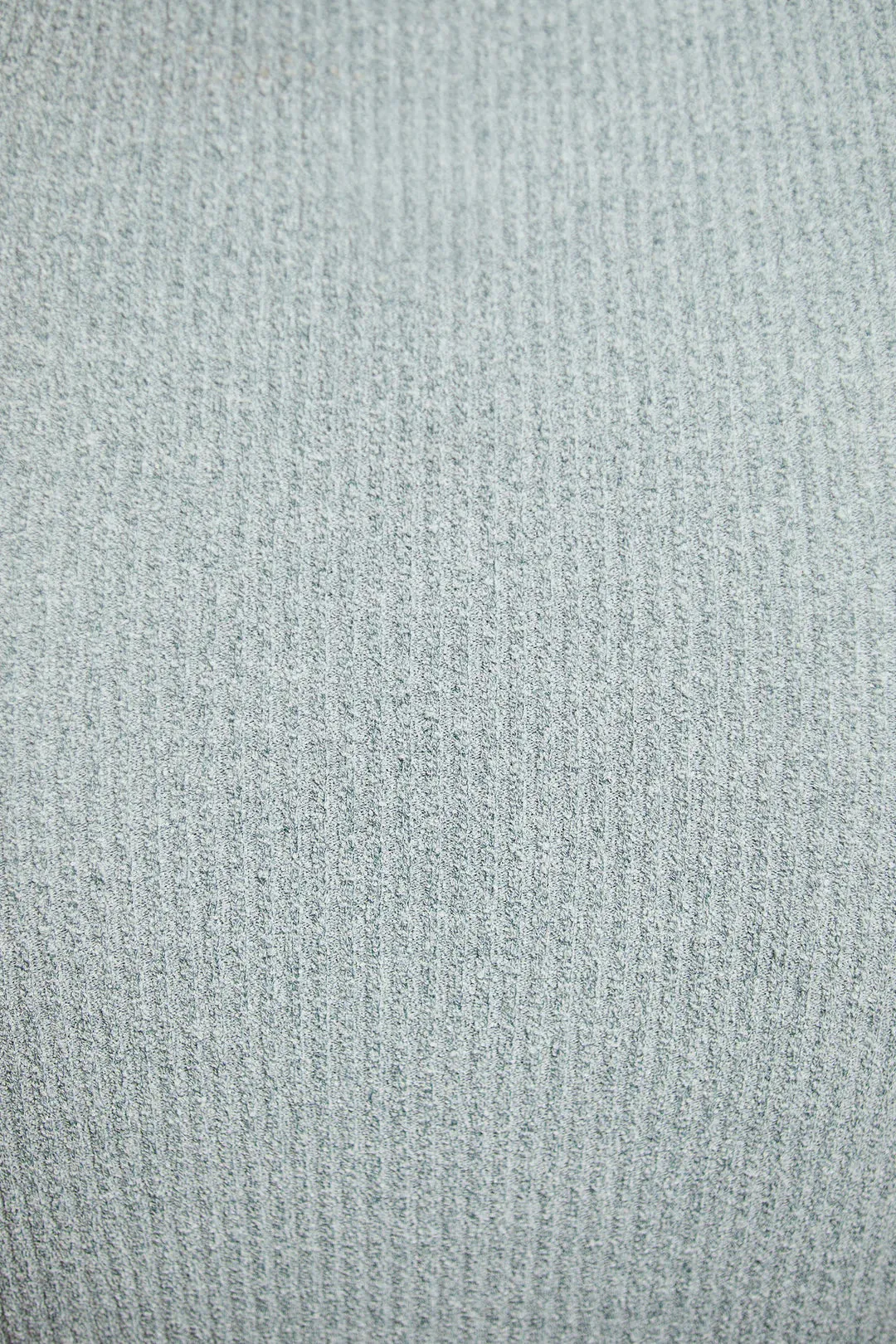 Asymmetric Long Sleeve Crop Top in Mint