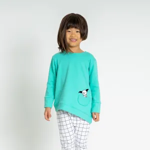 Asymmetric Pullover - Aqua