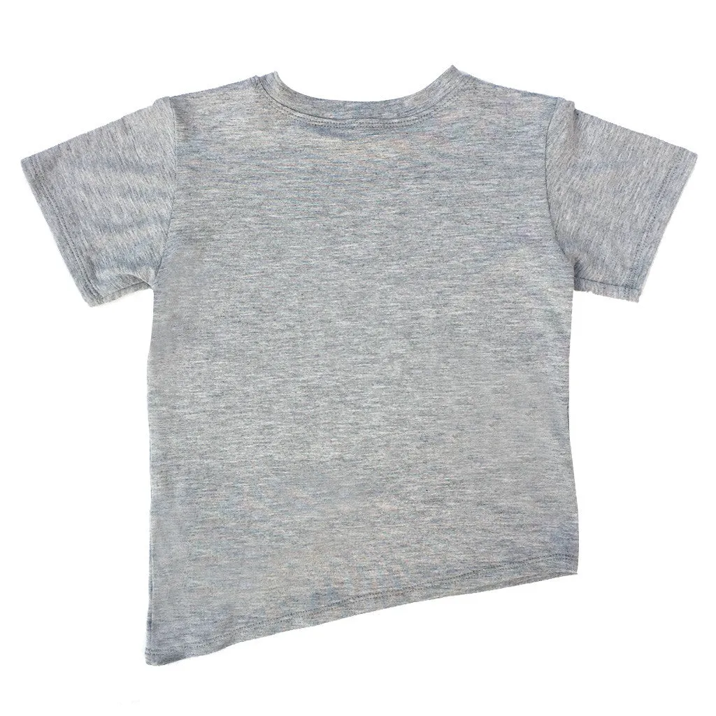 Asymmetric Tee - Grey