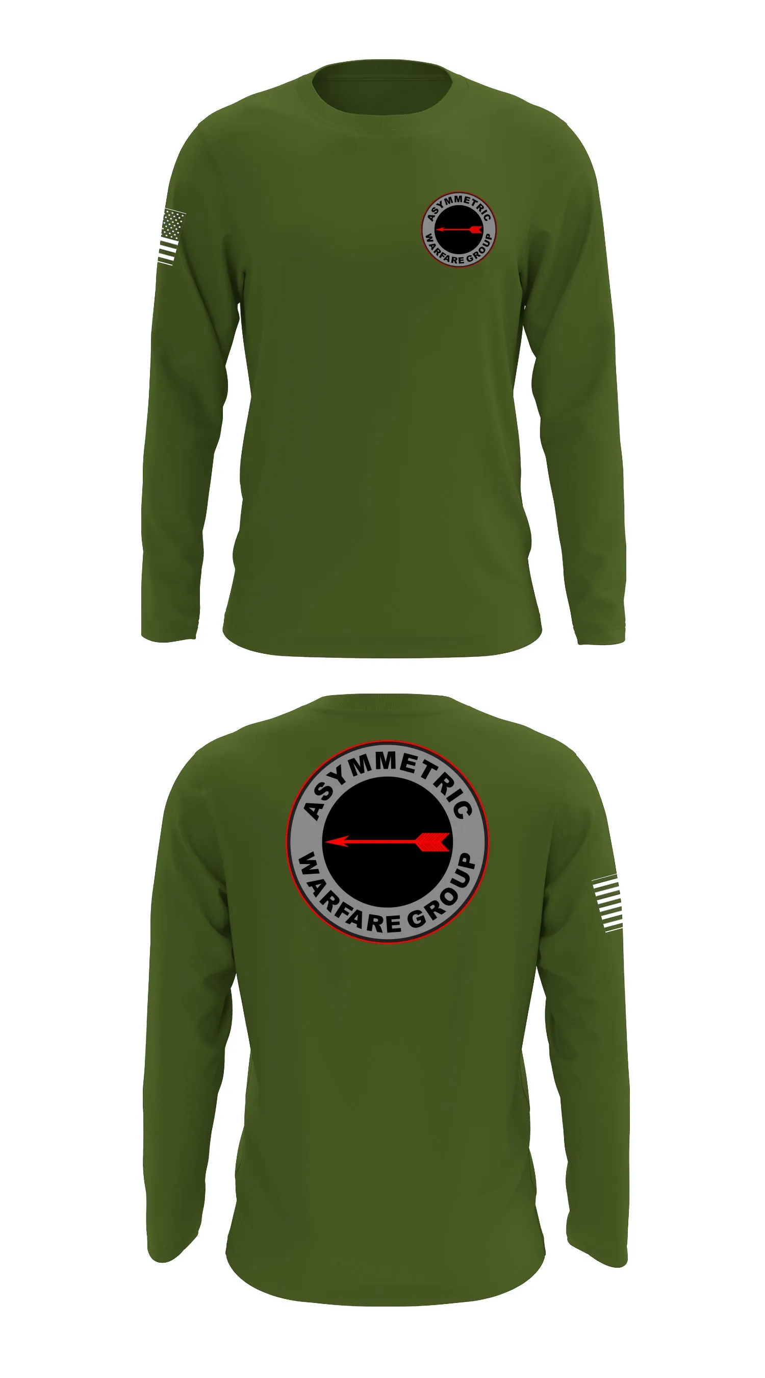Asymmetric Warfare Group Store 1 Core Men's LS Performance Tee - 68013159402