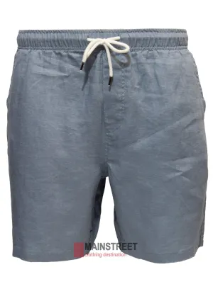Back Bay Linen Elastic Waist Short