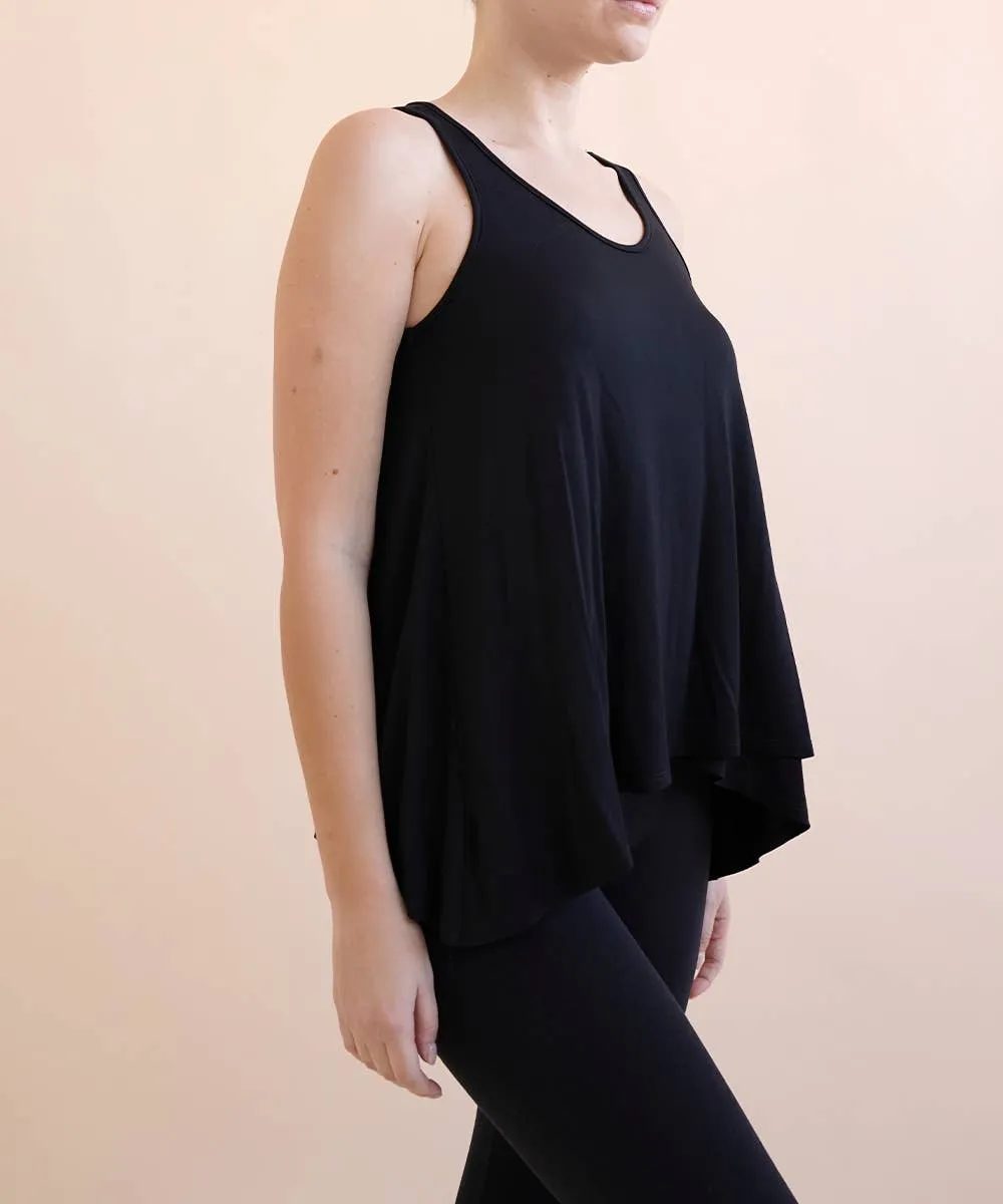 Bamboo Flared Tank