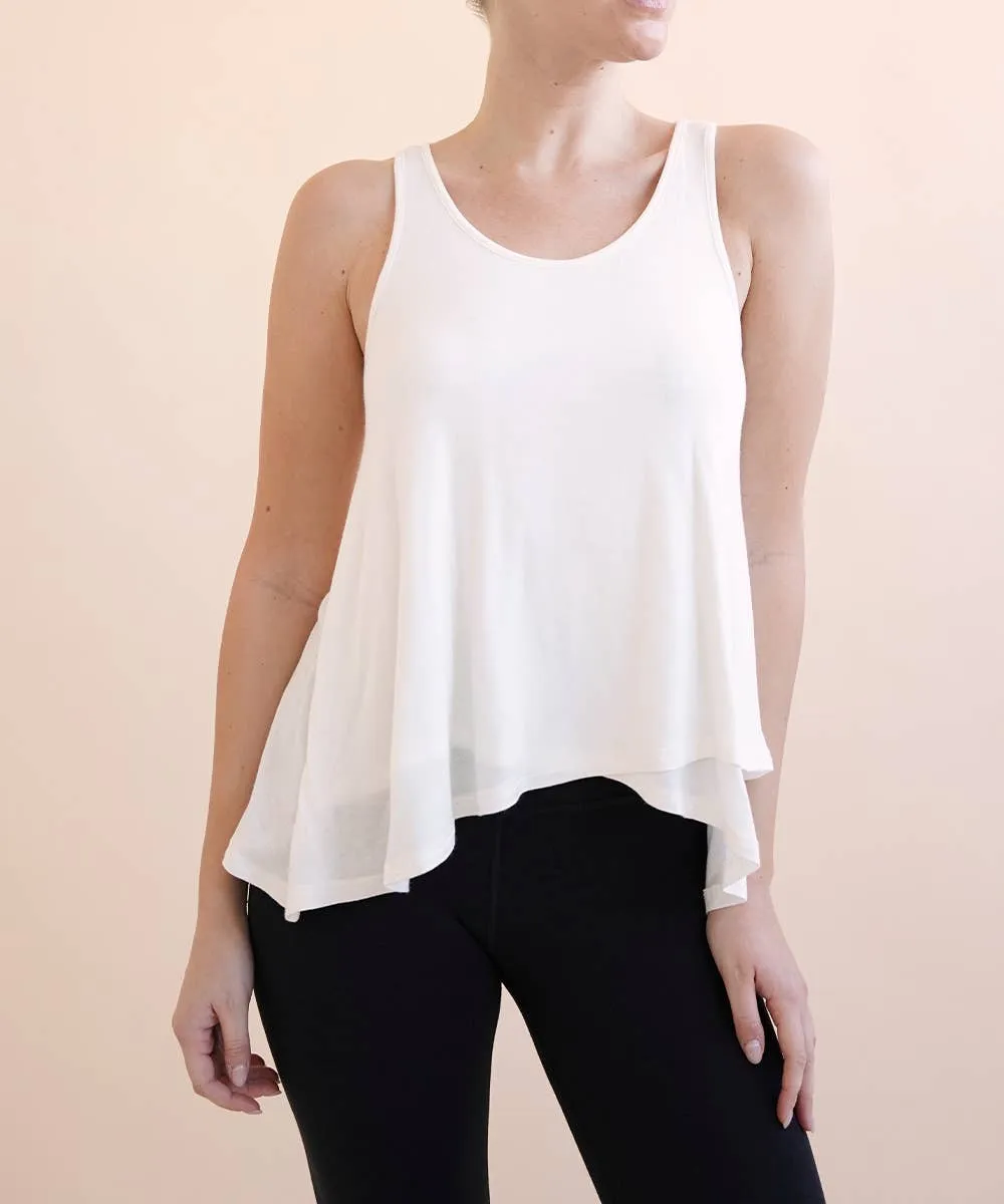 Bamboo Flared Tank