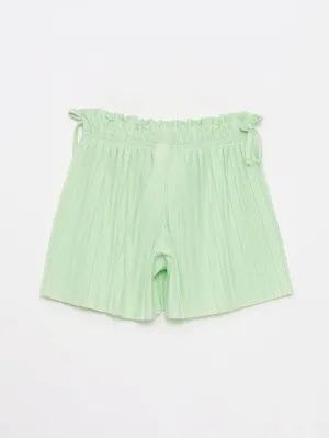 Basic Elastic Waist Girl Shorts