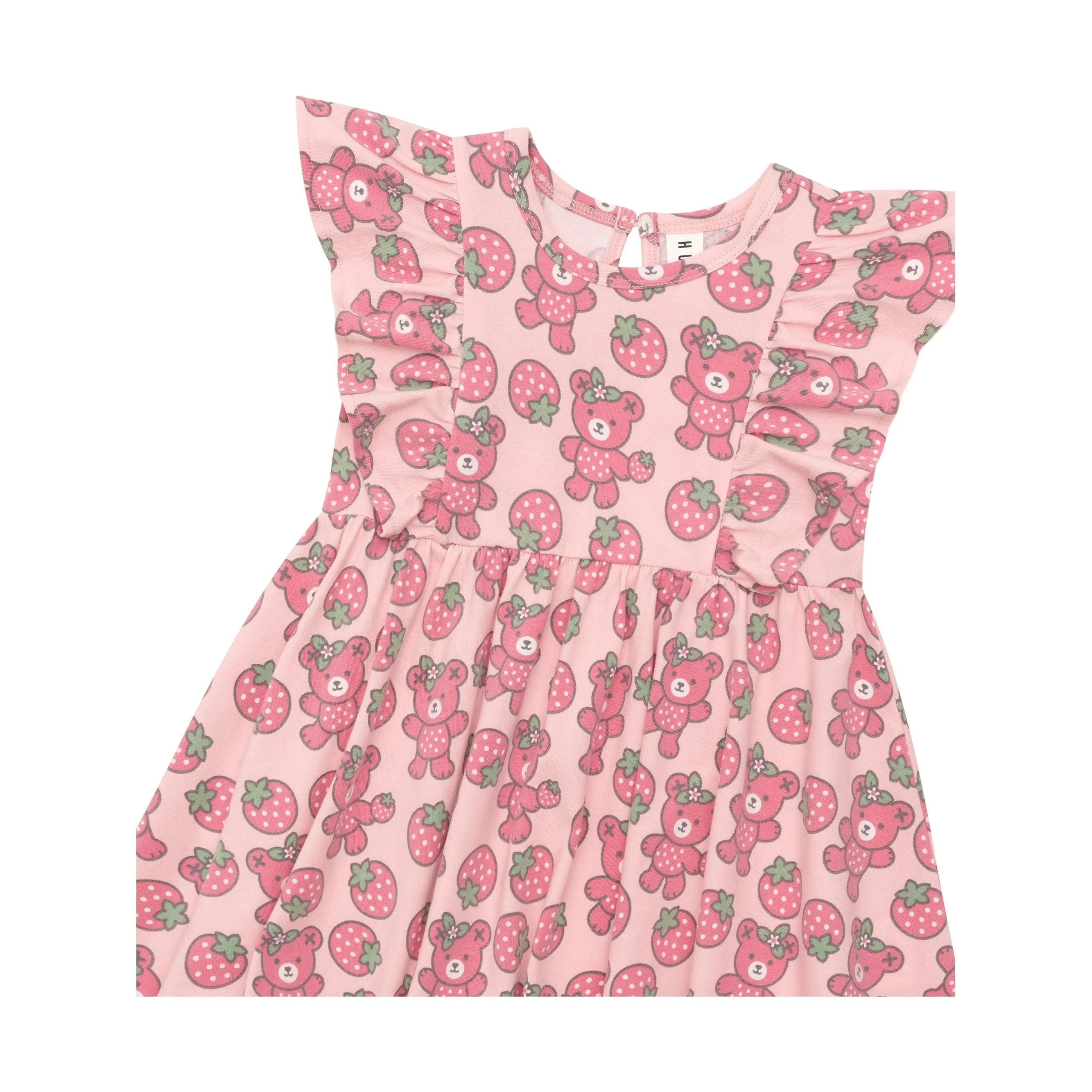 Berry Bear Frill Dress