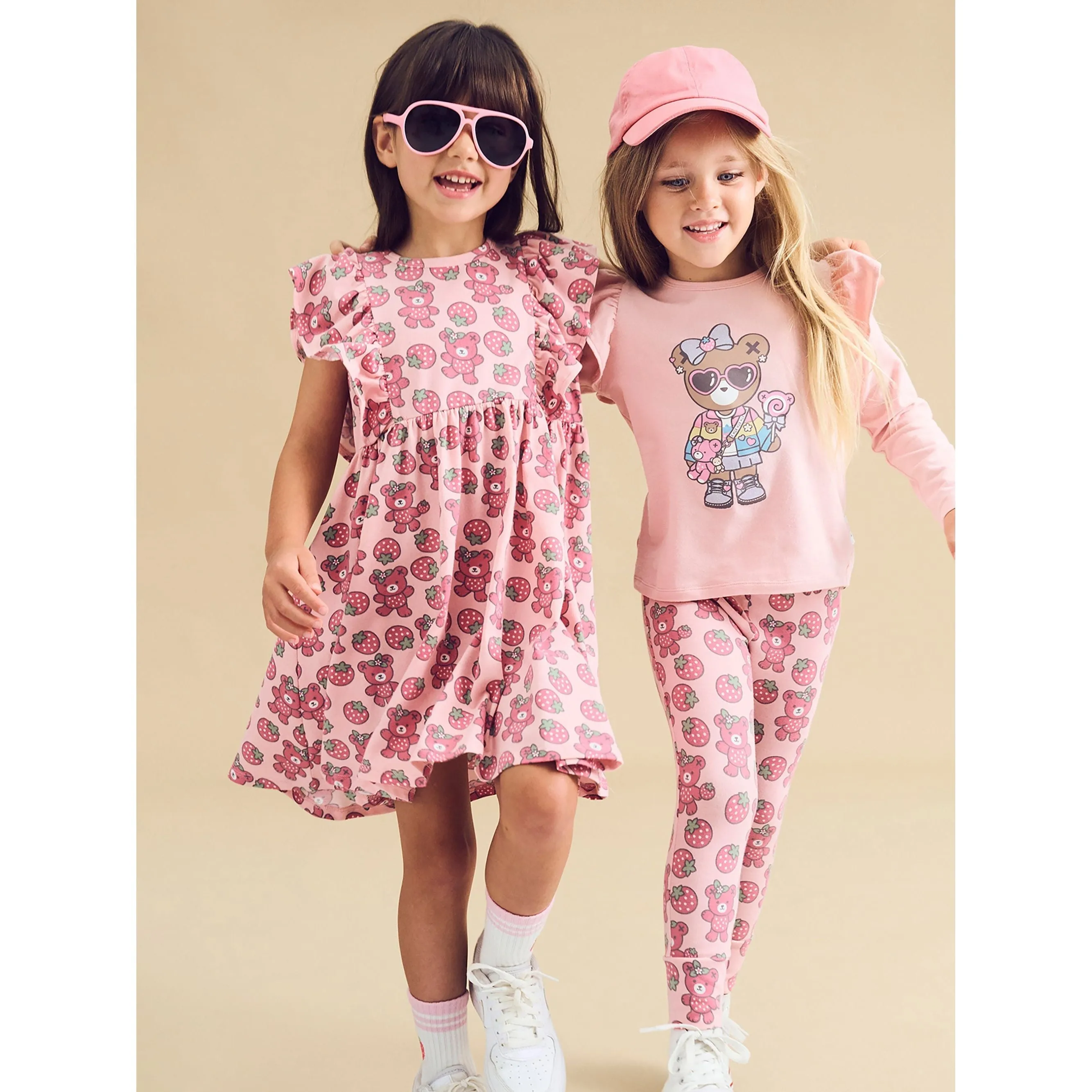 Berry Bear Frill Dress