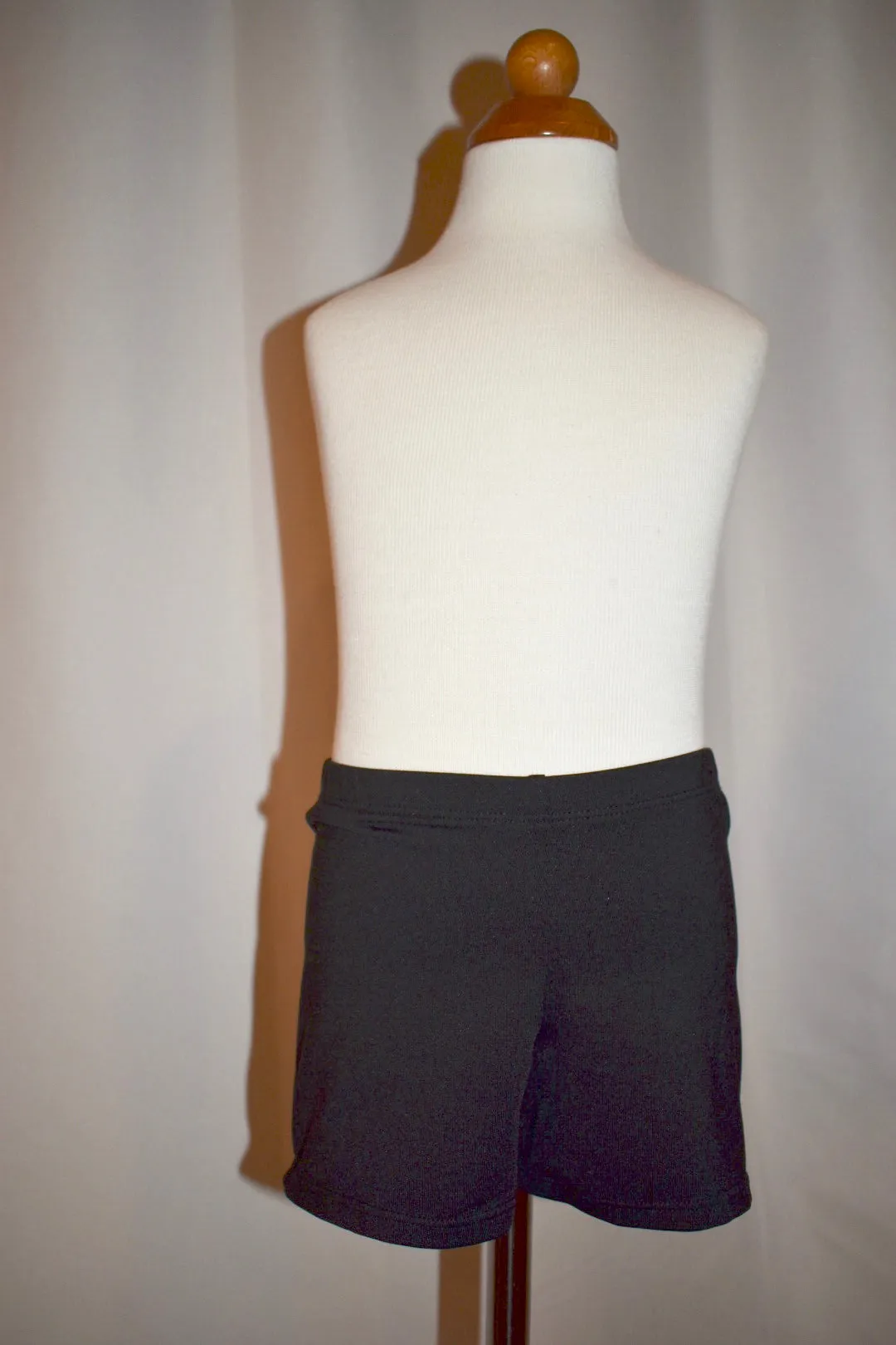 Black dance shorts