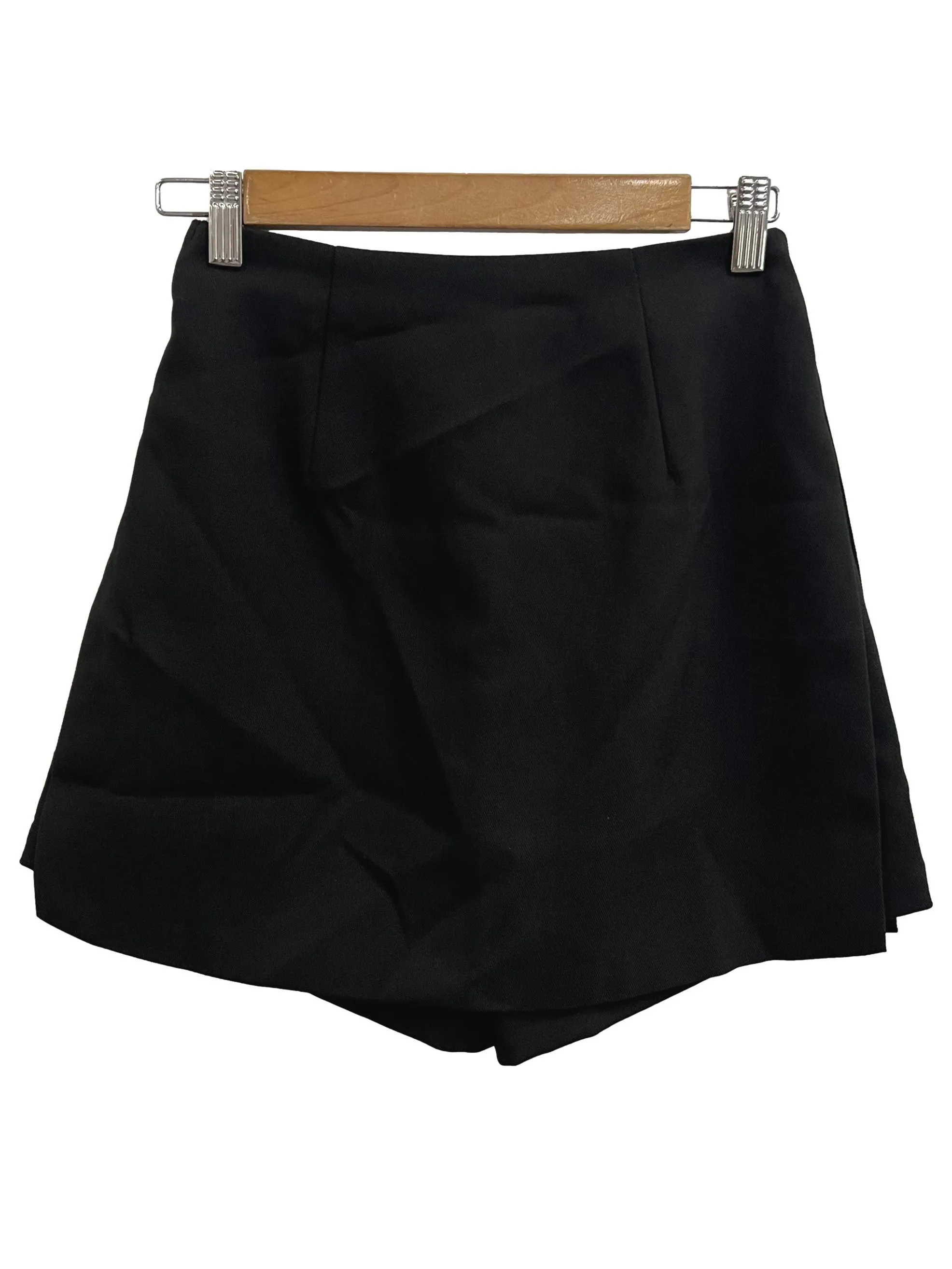 Black Side Slit Skort