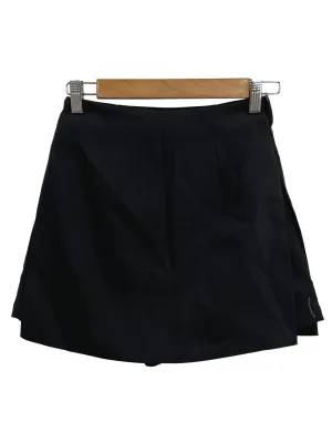 Black Side Slit Skort
