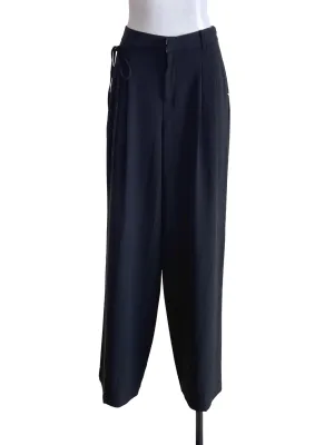 Black Wide Leg Formal Pants