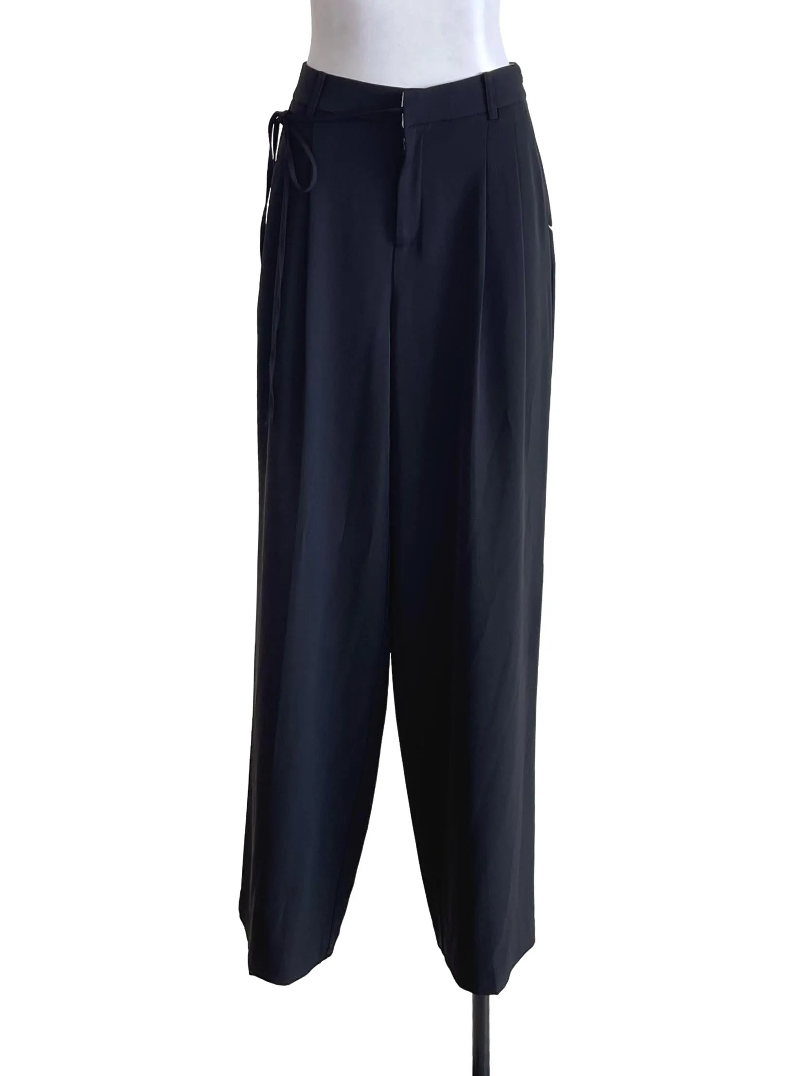 Black Wide Leg Formal Pants