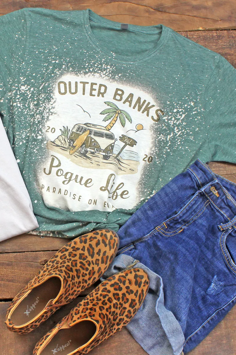 Bleached Pogue Life Paradise Poly/Cotton Tee