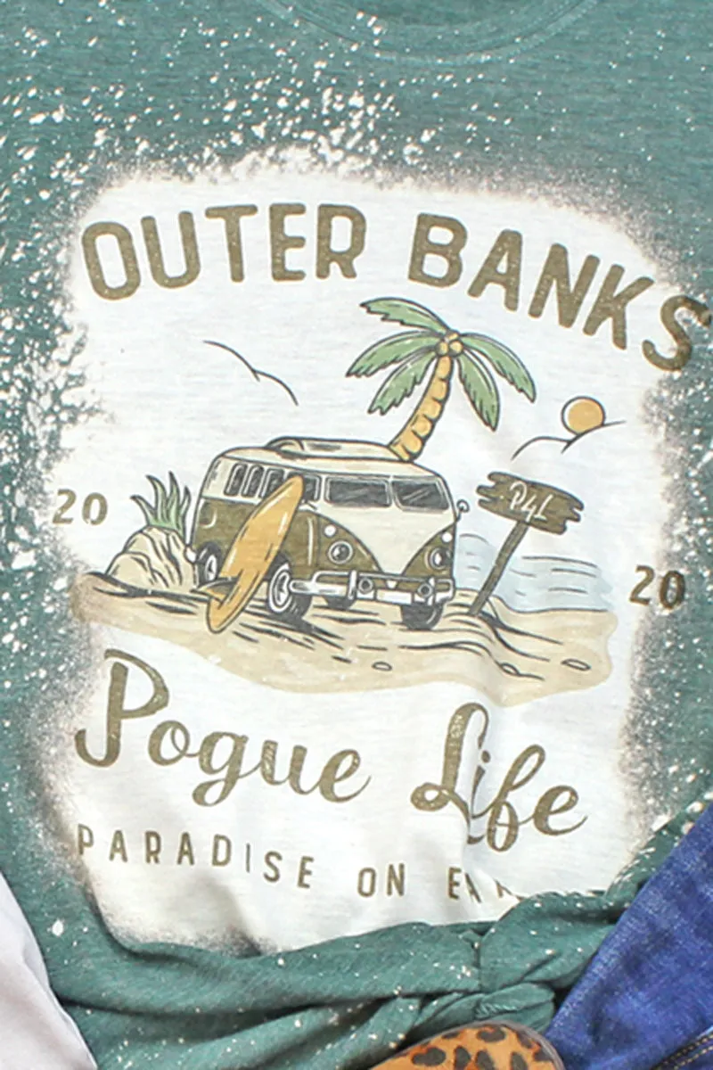Bleached Pogue Life Paradise Poly/Cotton Tee