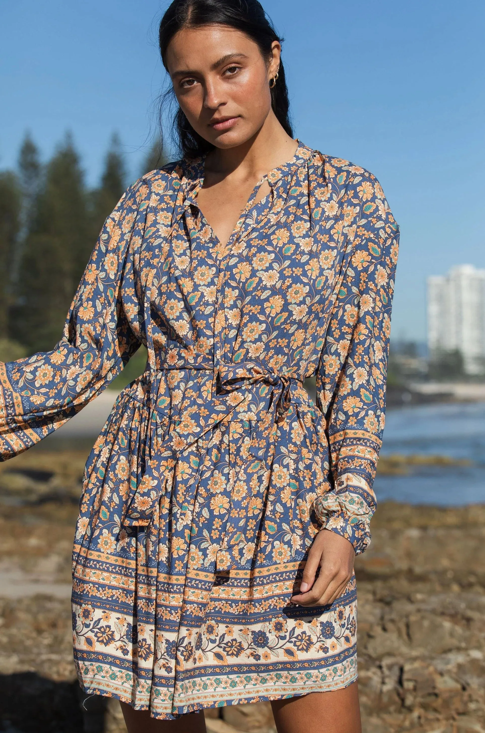 Bohdi Tiered Mini Dress