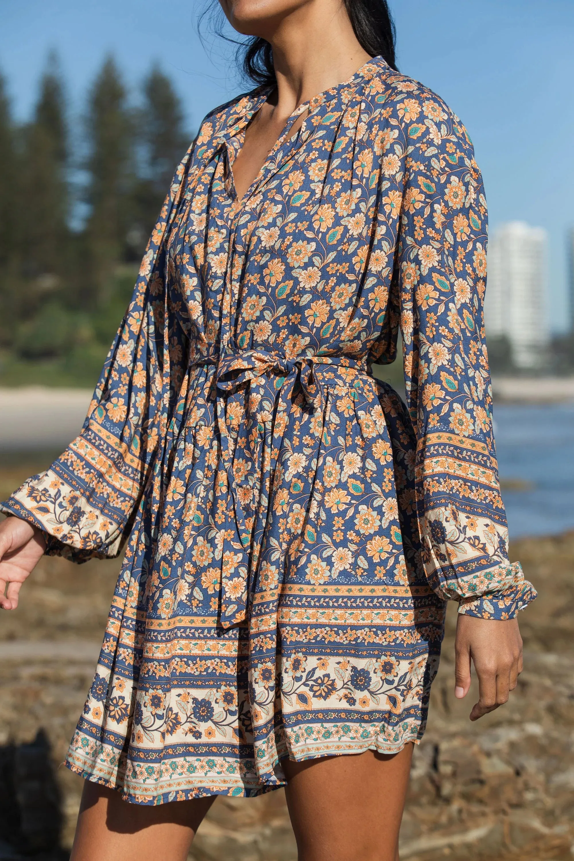 Bohdi Tiered Mini Dress