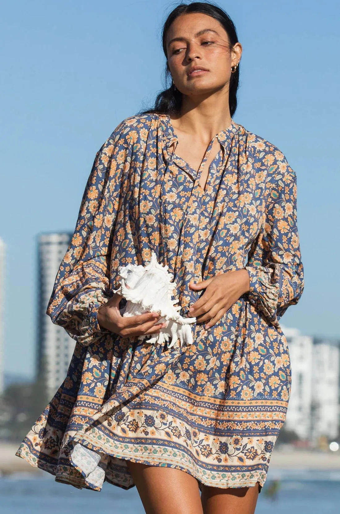 Bohdi Tiered Mini Dress