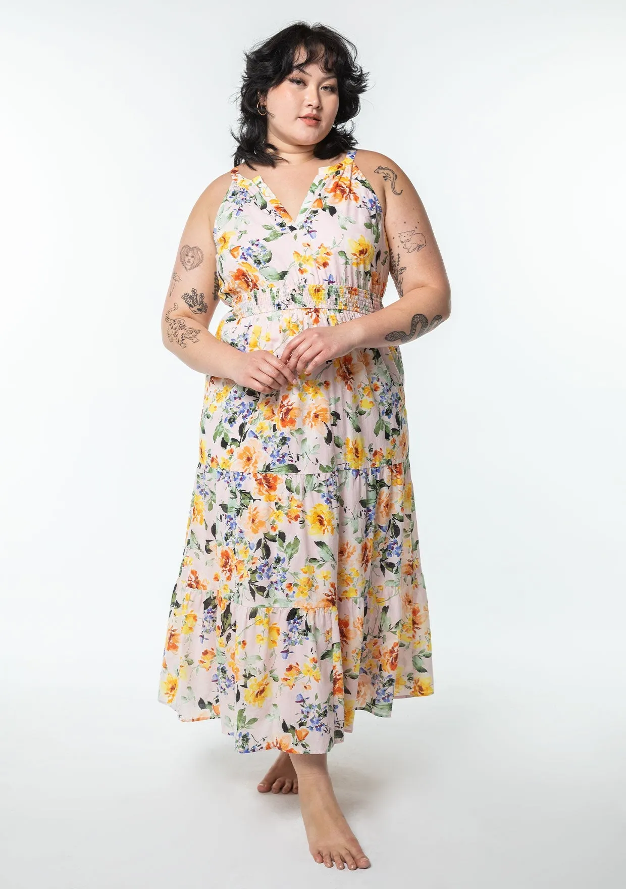 Botanique Halter Maxi Dress