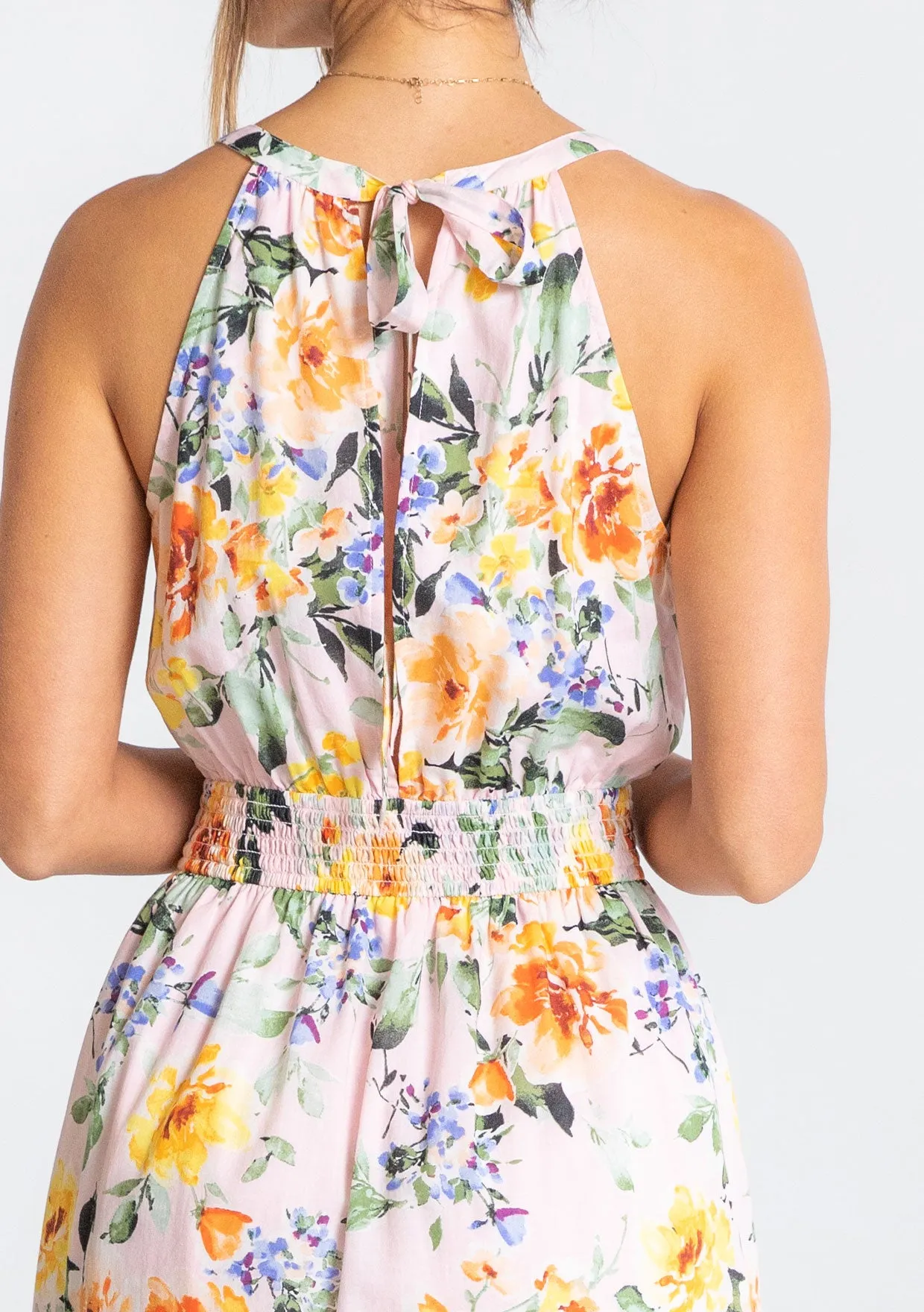 Botanique Halter Maxi Dress