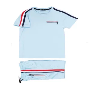 Boys Sky Blue Short Set
