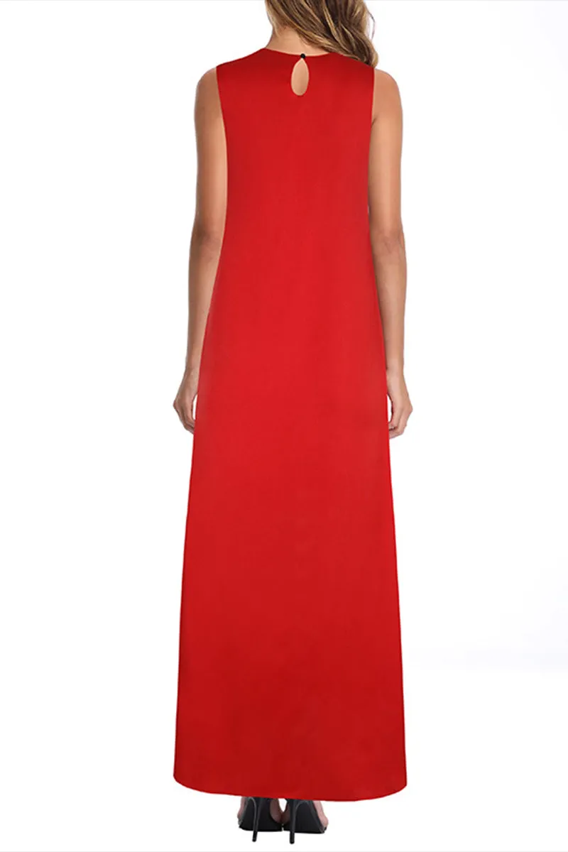 BT3158 Sleeveless Maxi Dress