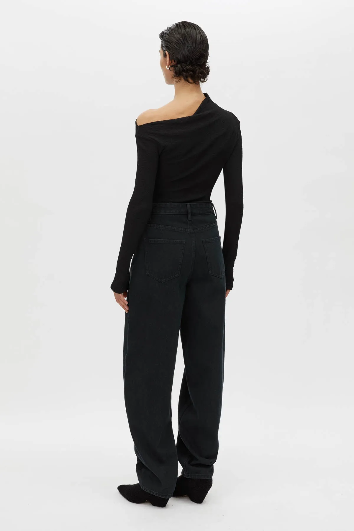 Cali Textured Long Sleeve Top