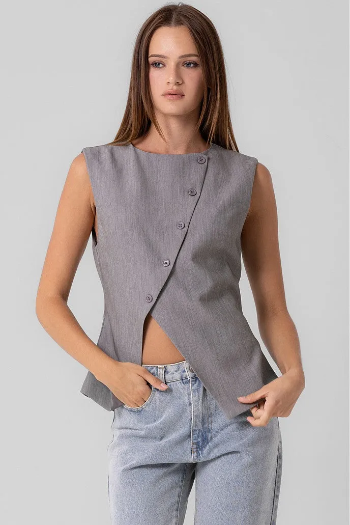 Calliope Asymmetric Vest Top
