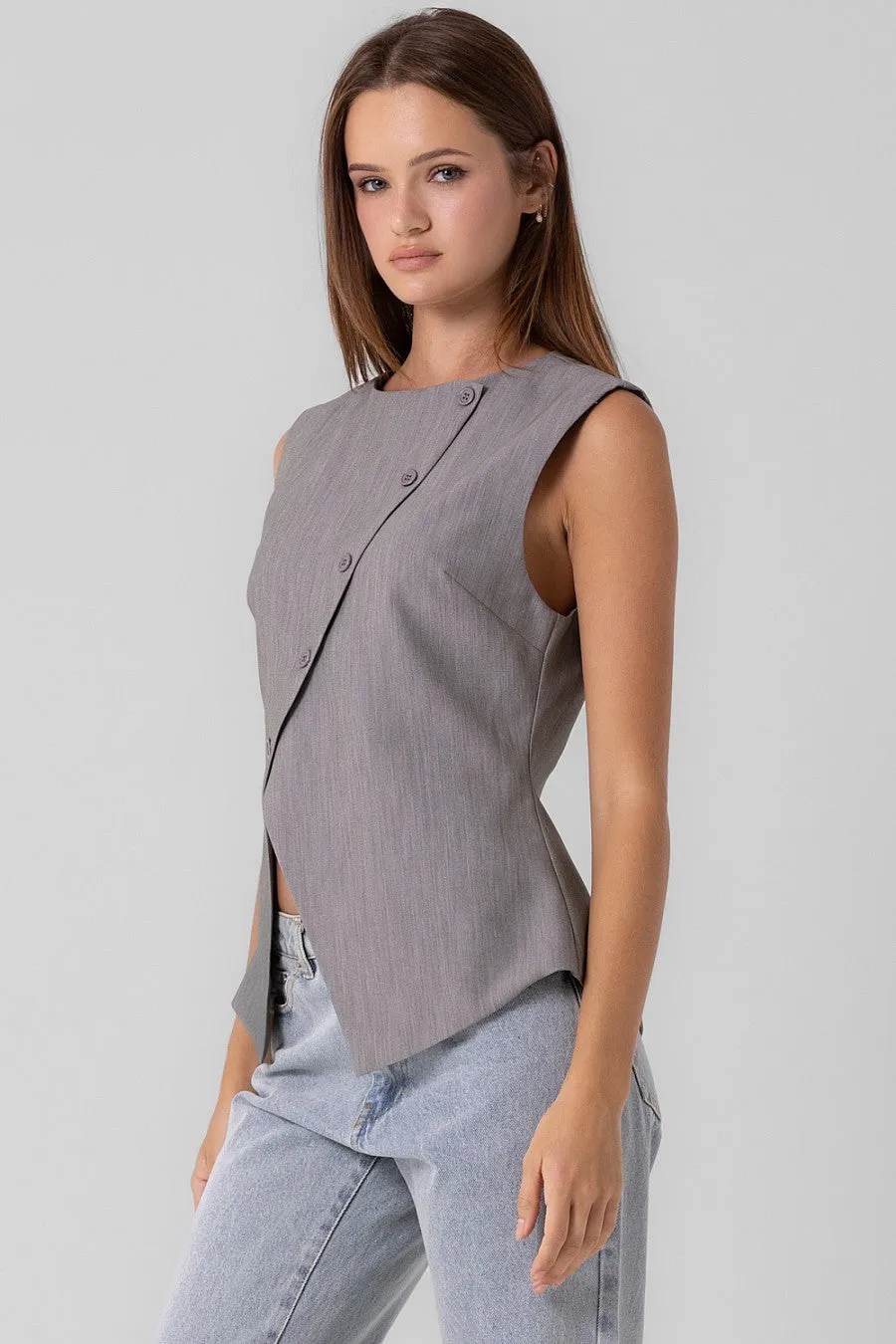 Calliope Asymmetric Vest Top