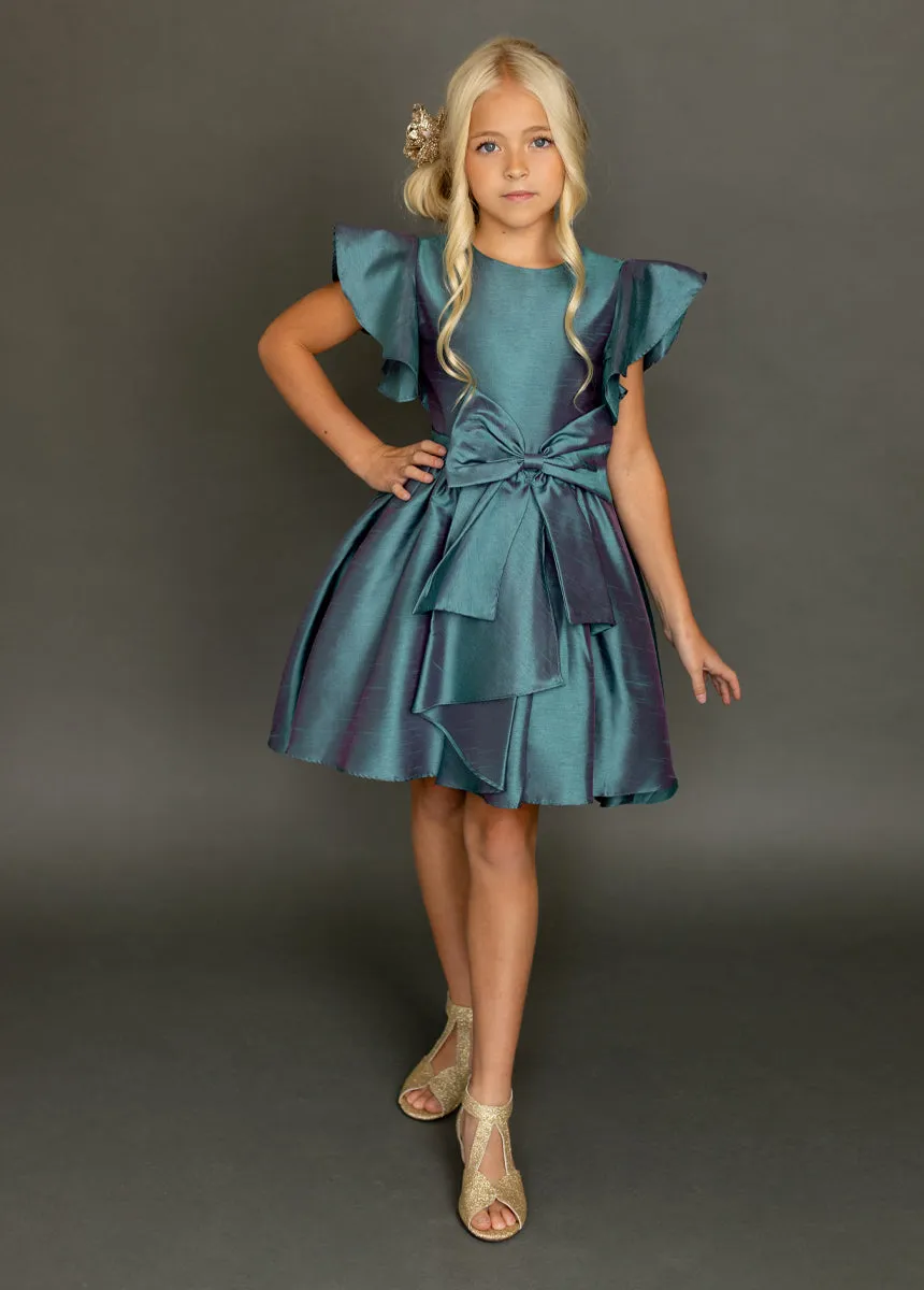 Camryn Dress in Deep Teal