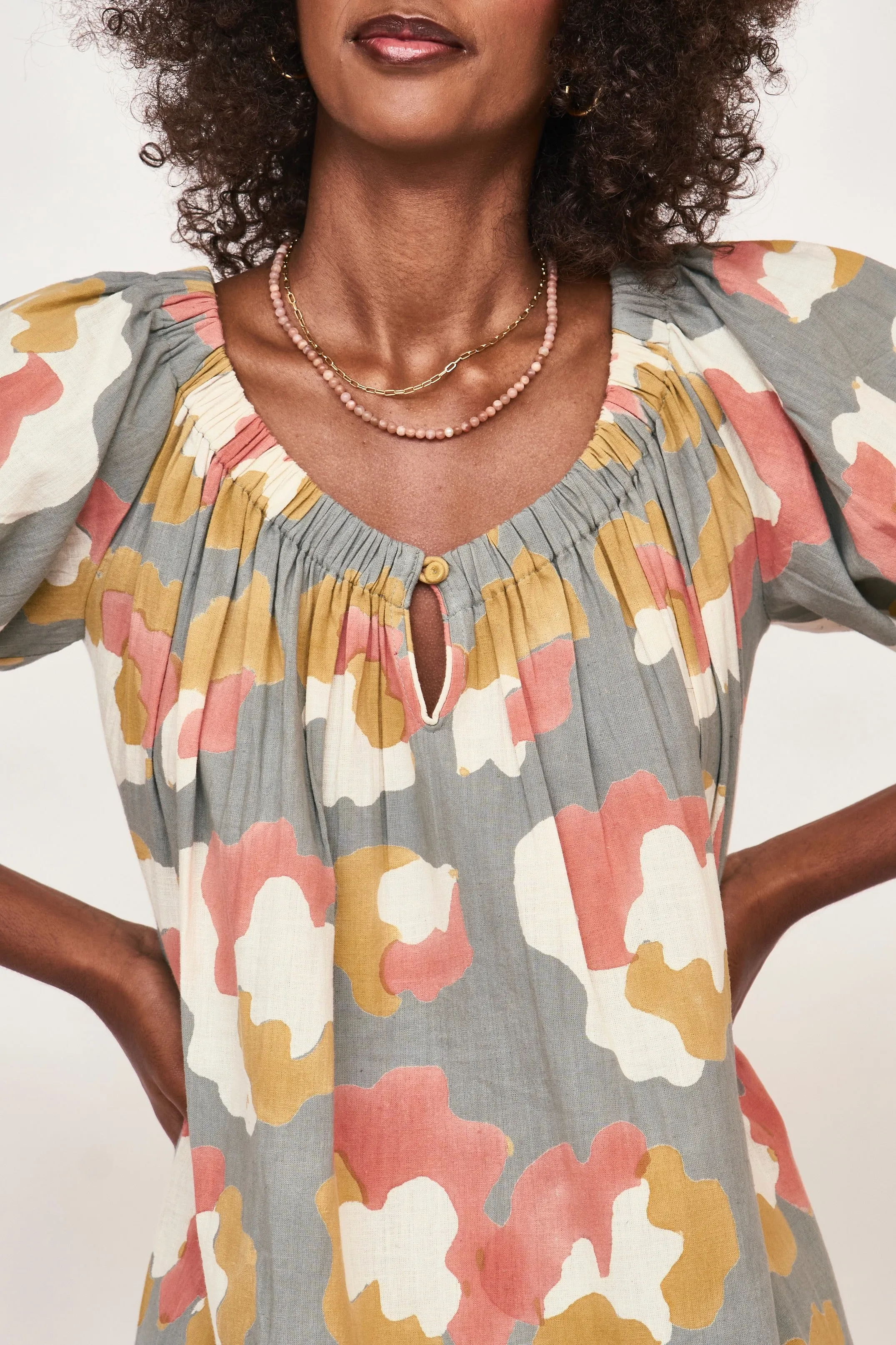Capri Dress in Waterlily