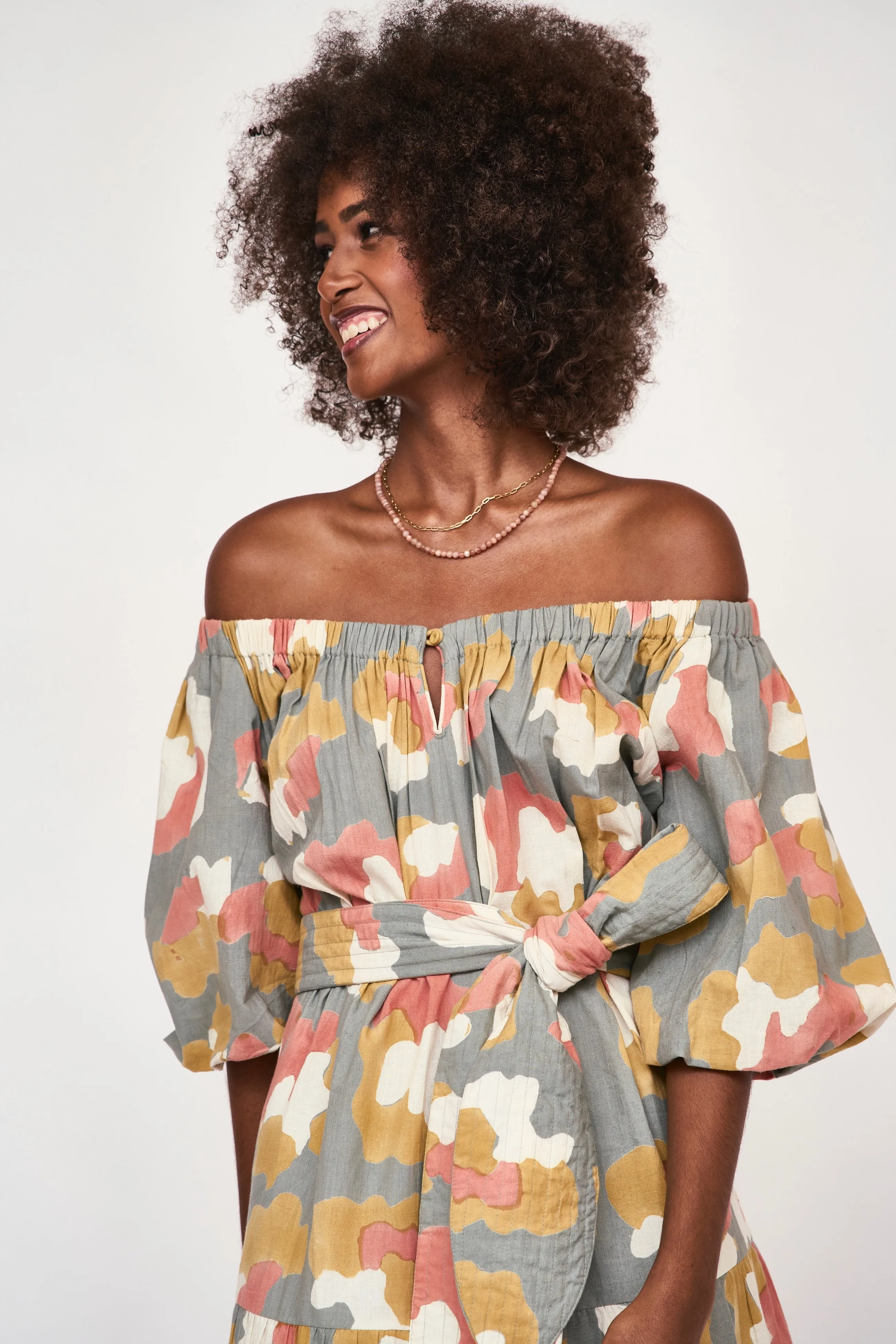 Capri Dress in Waterlily