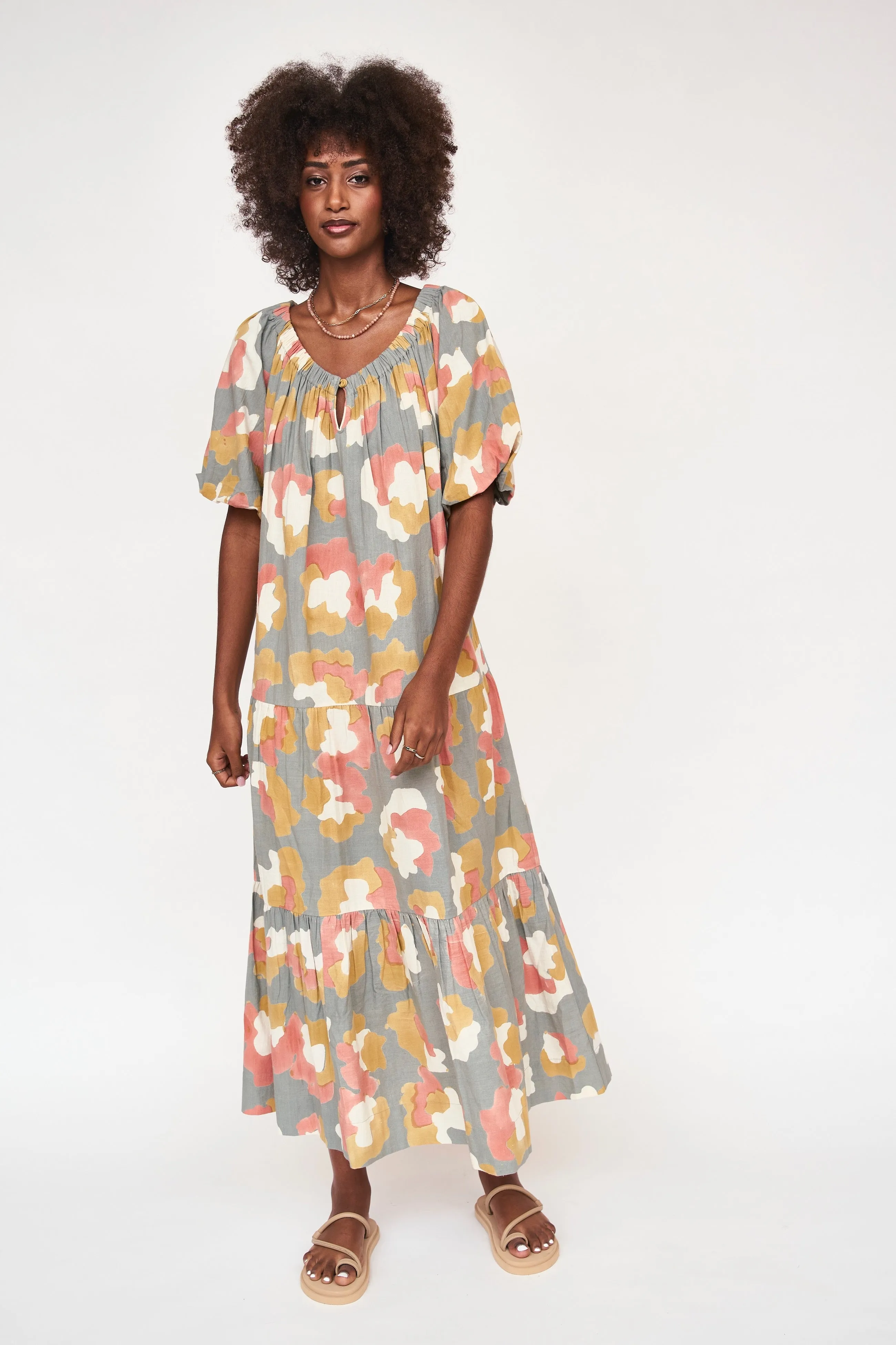 Capri Dress in Waterlily