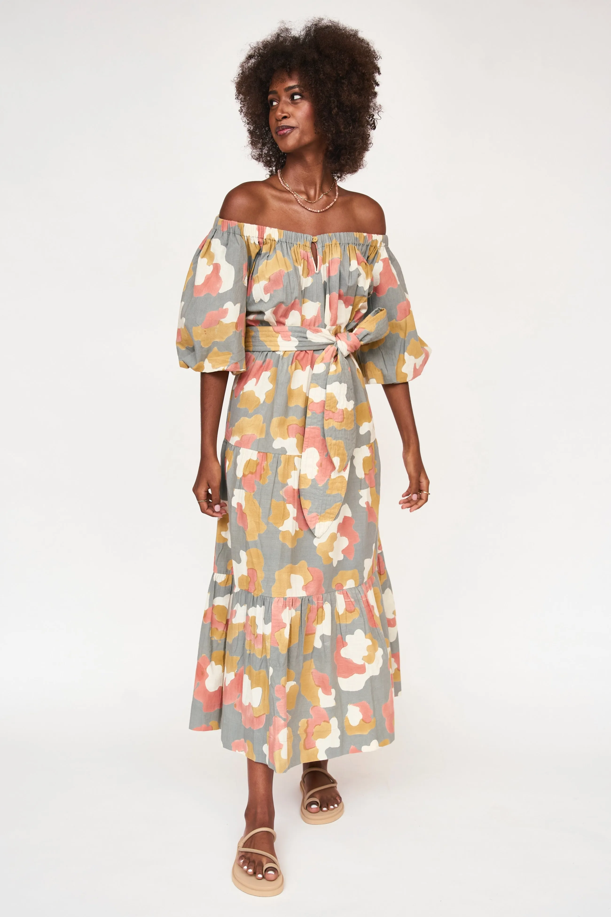Capri Dress in Waterlily
