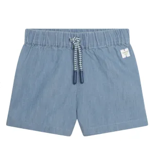Carrement Beau - Boys Shorts with Elastic Waist - Light Denim
