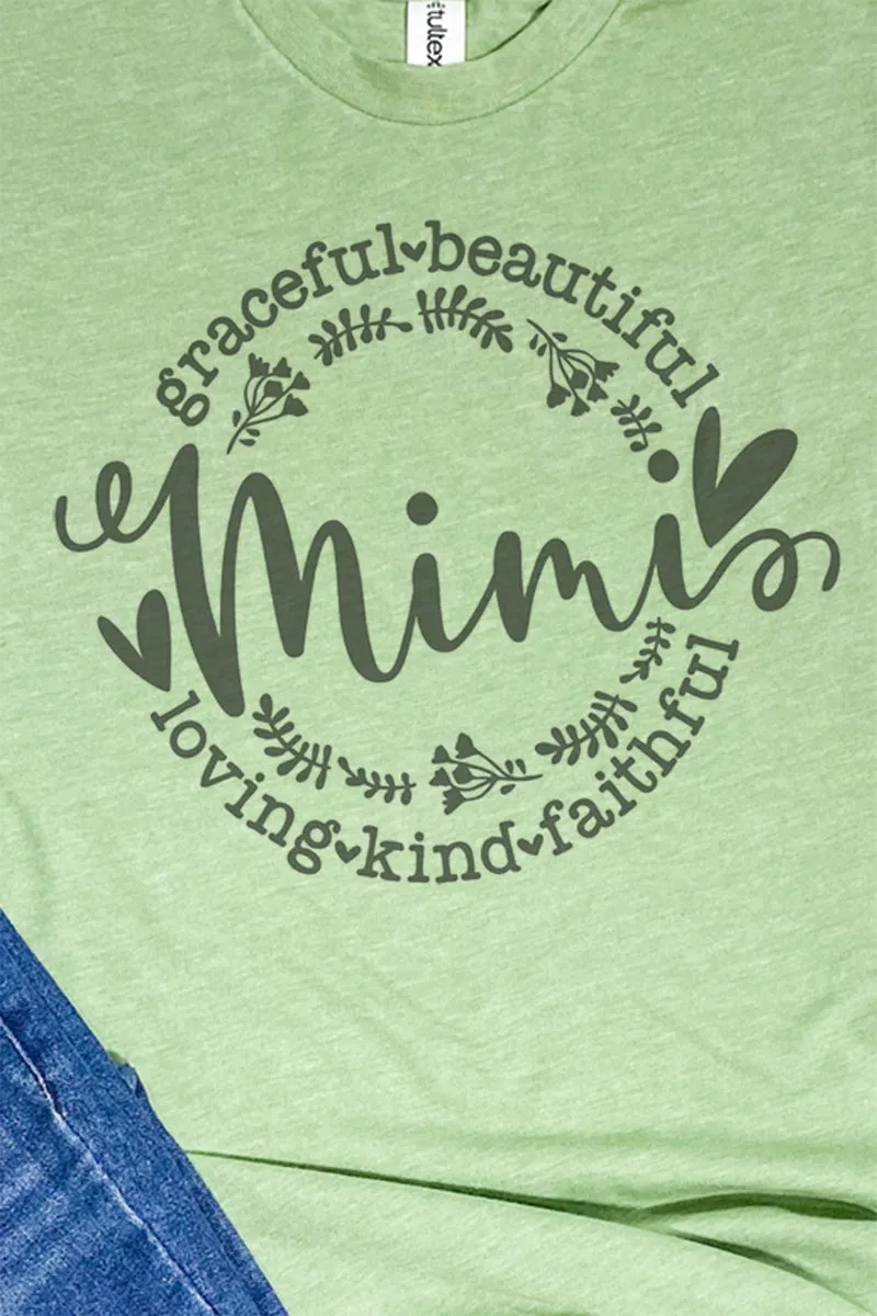 Circle Mimi Unisex Poly-Rich Blend Tee