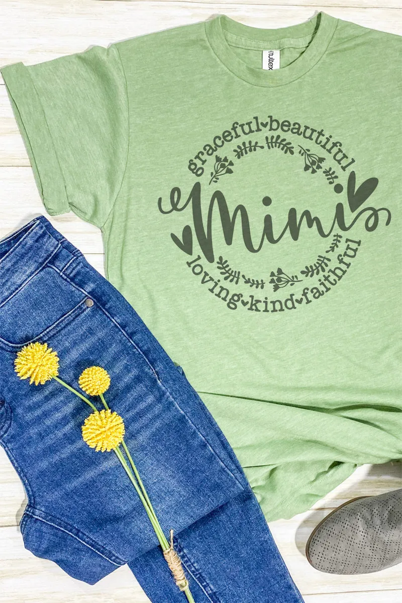 Circle Mimi Unisex Poly-Rich Blend Tee