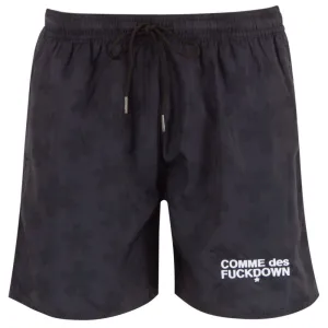 Comme Des Fuckdown Black Polyester Men's Swimwear Short
