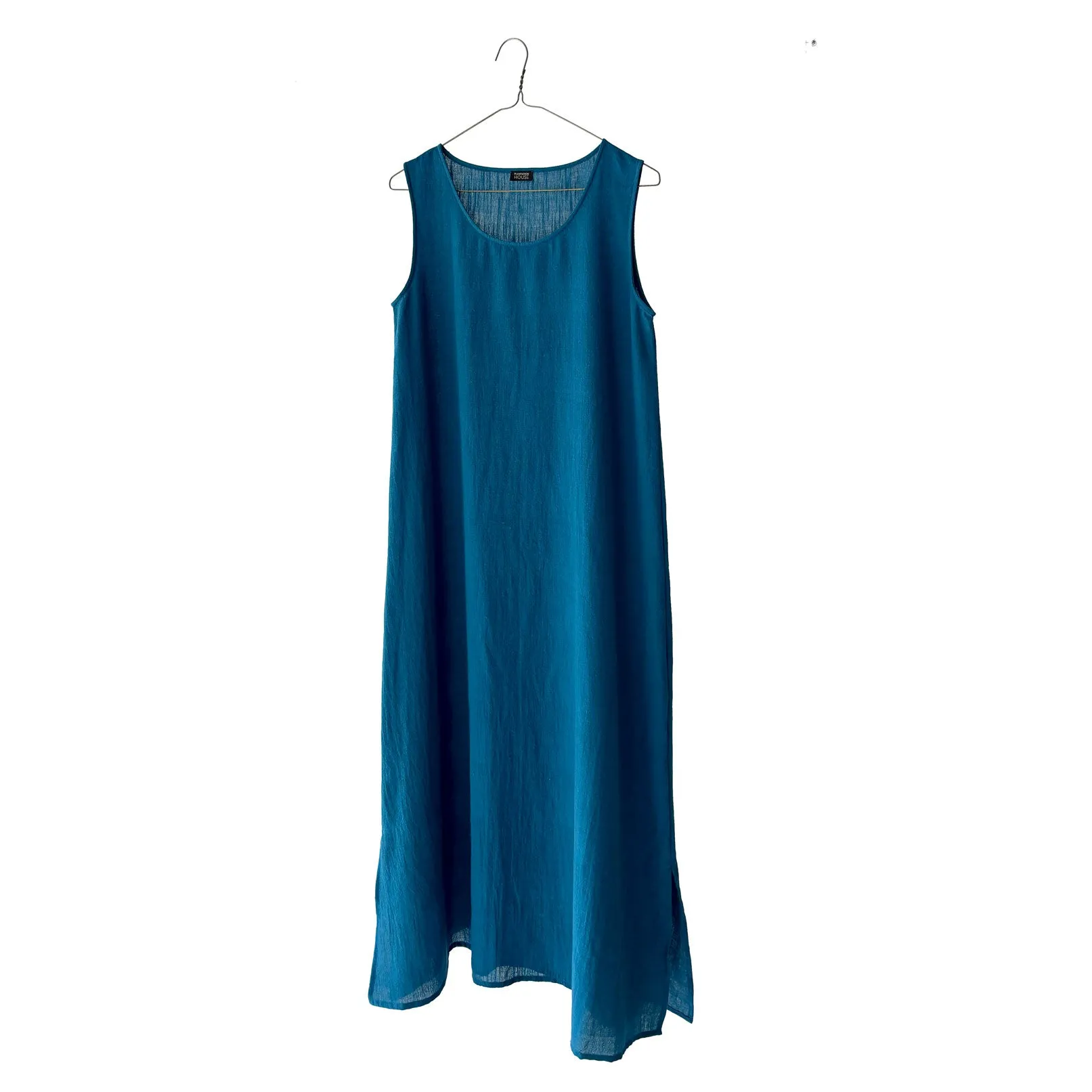 Cotton Semi-Sheer Long Shell Dress