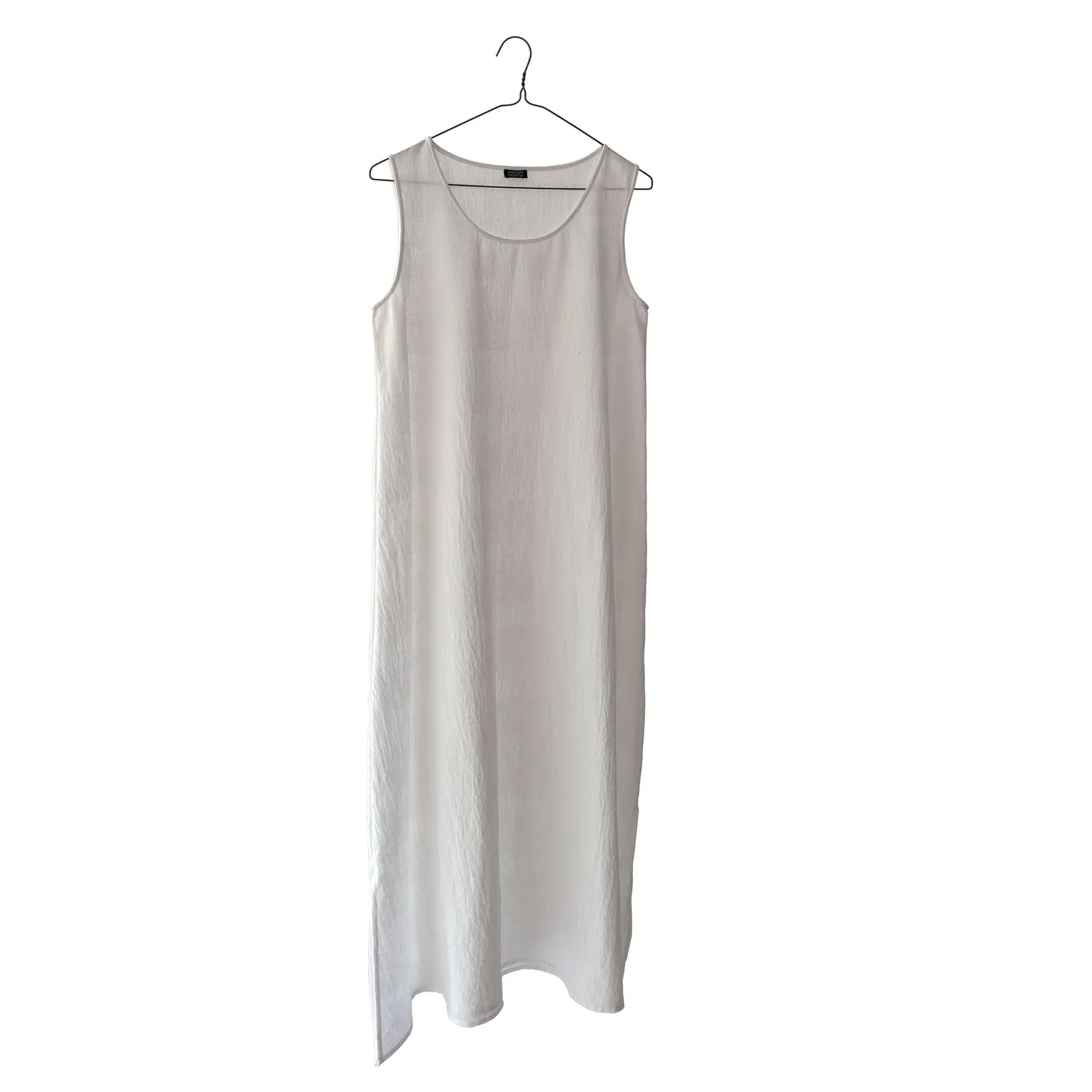 Cotton Semi-Sheer Long Shell Dress