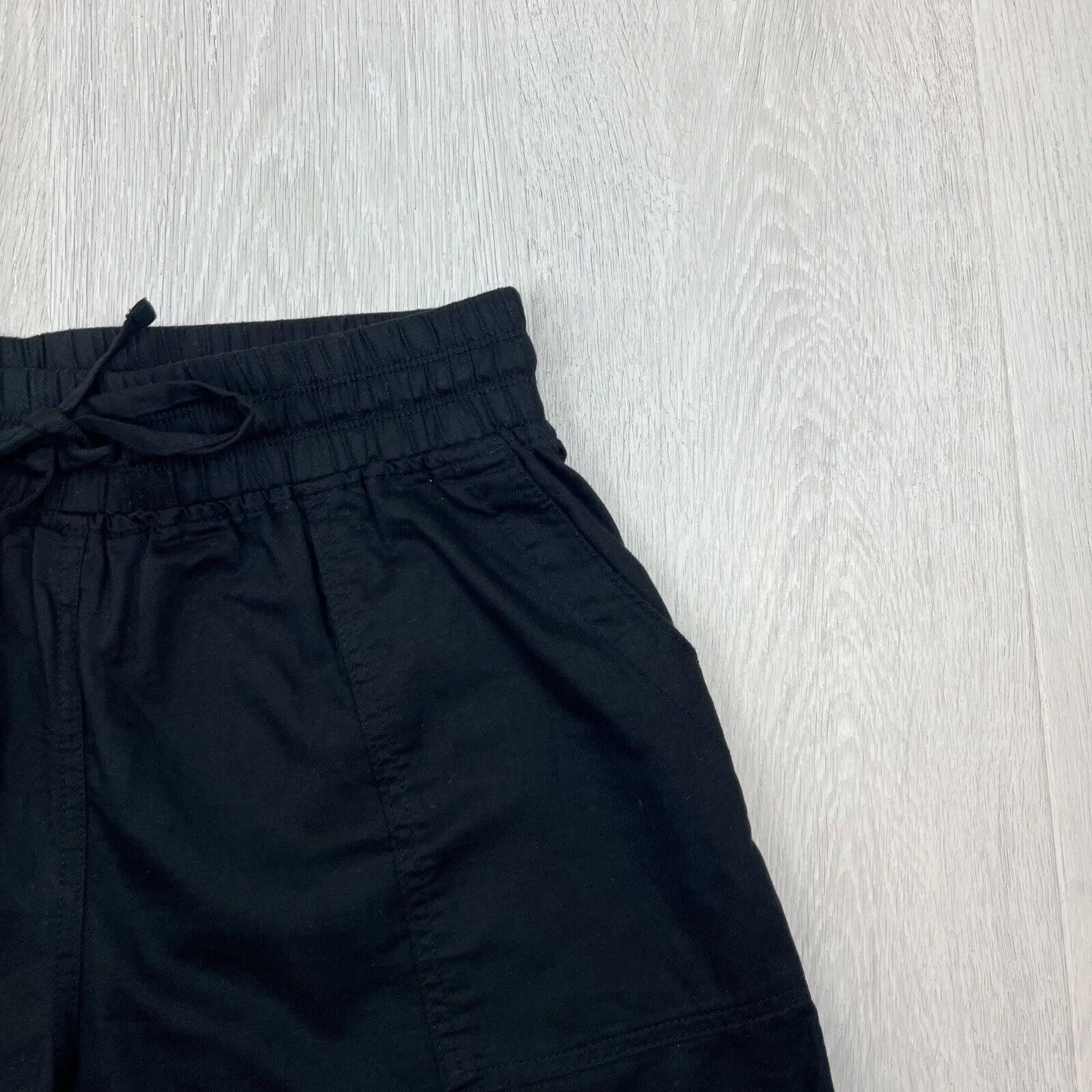 Country Road Womens Black 100% Cotton Shorts Size 10