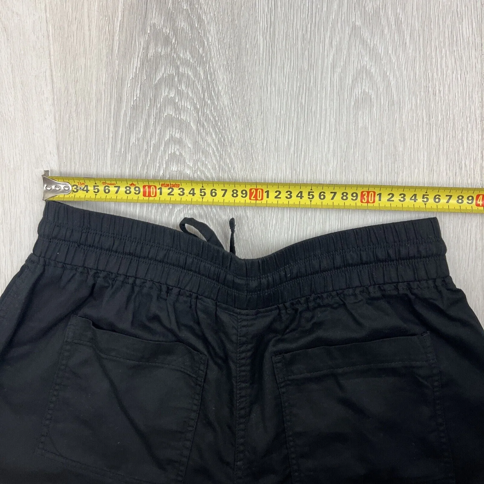 Country Road Womens Black 100% Cotton Shorts Size 10