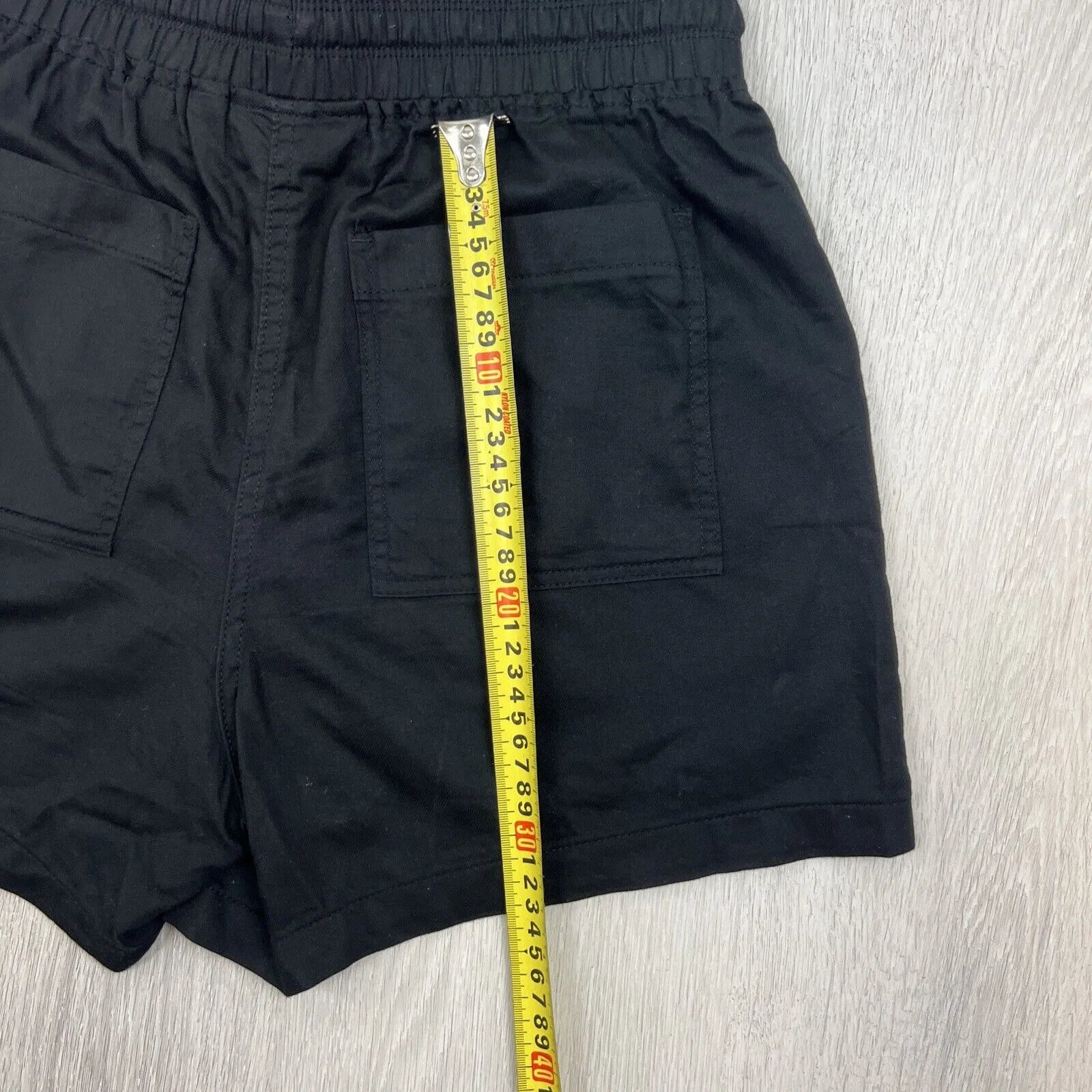 Country Road Womens Black 100% Cotton Shorts Size 10