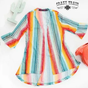 Crazy Train Kids Saratoga Springs Serape Duster