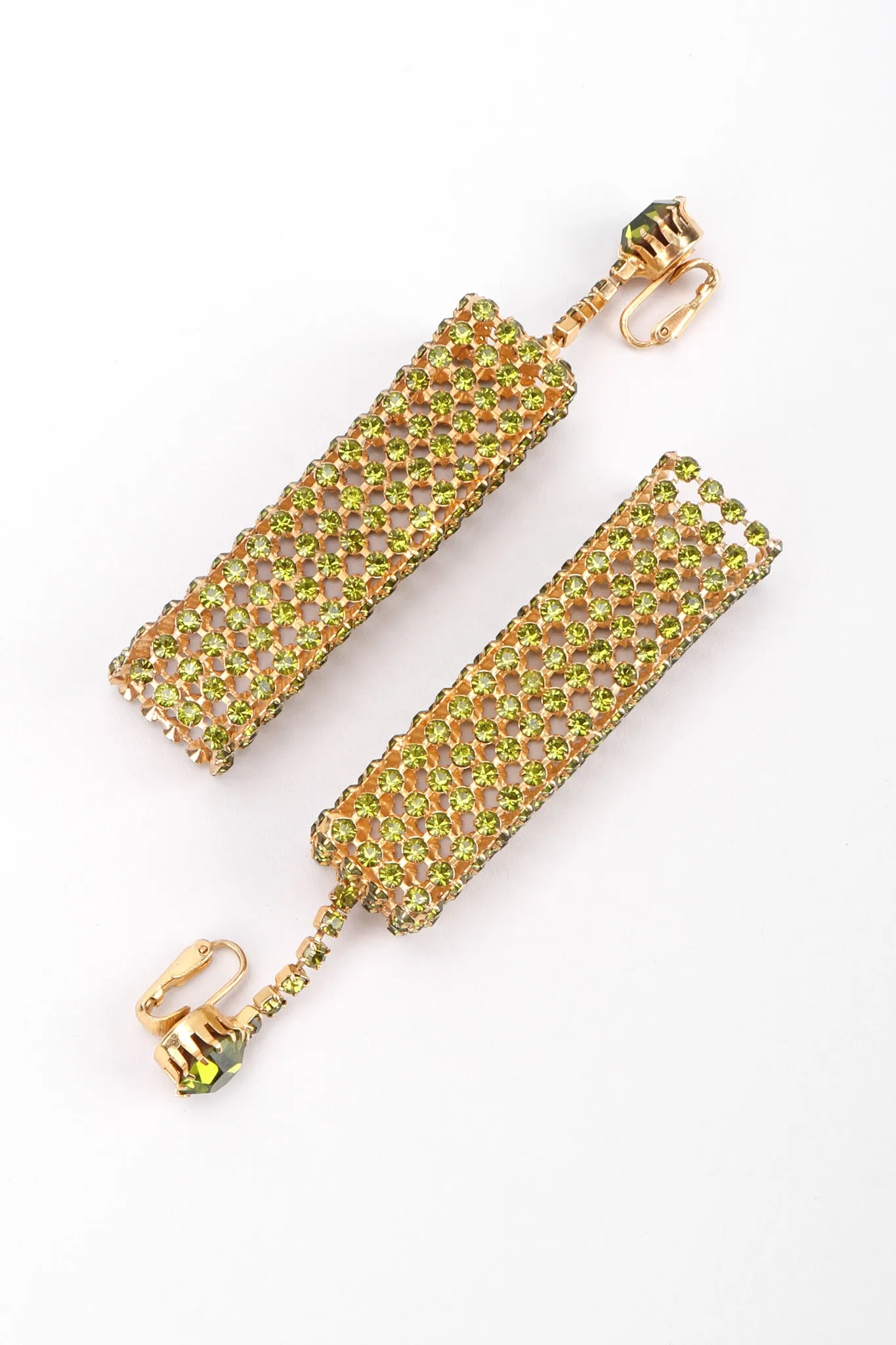 Crystal Cage Drop Earrings