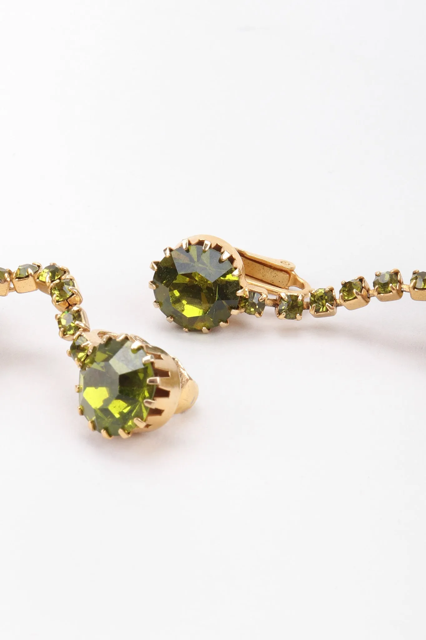 Crystal Cage Drop Earrings