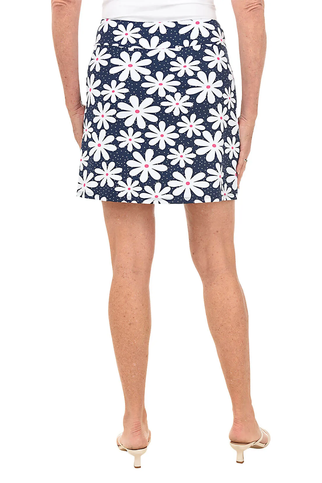 Daisy Dots UPF50  Pull-On Skort