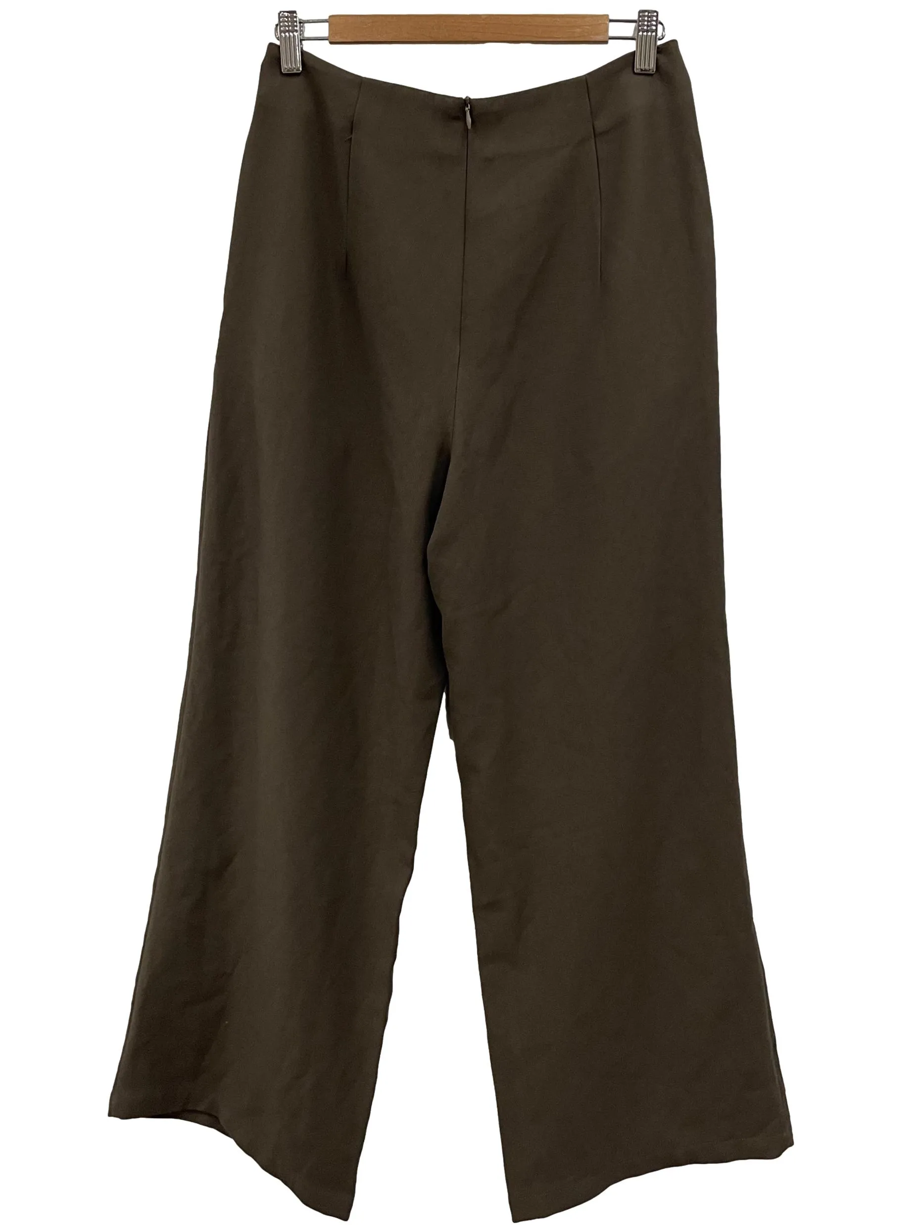 Dark Brown Wide Leg Pants